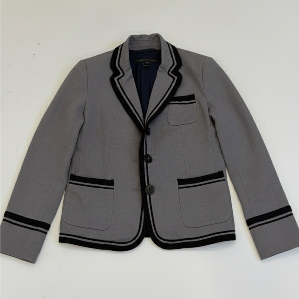 Marc Jacobs Light Gray Blazer with Black Accents